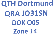 QTH Dortmund   QRA JO31SN        DOK O05         Zone 14
